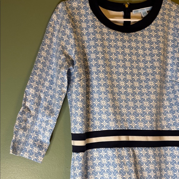 Draper James Honeycomb Persley Dress, Blue Multi, Medium - Picture 4 of 10